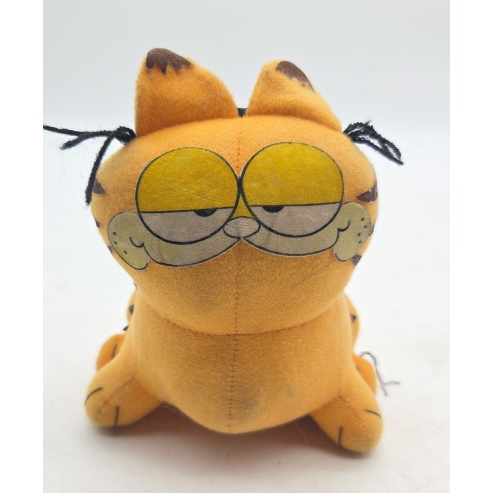 1981 VINTAGE GARFIELD THE CAT 6" Plush STUFFED ANIMAL Toy FUN FARM